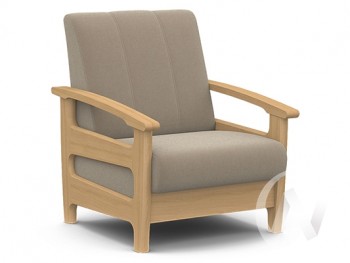 Кресло для отдыха Омега (бук лак/CATANIA LATTE) в Коченёво - kochenyovo.mebel54.com | фото