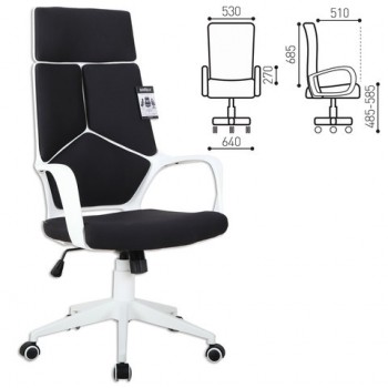 Кресло офисное BRABIX Prime EX-515 (черная ткань) в Коченёво - kochenyovo.mebel54.com | фото