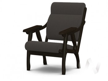 Кресло Вега-10 (венге лак/ULTRA GRAFIT) в Коченёво - kochenyovo.mebel54.com | фото