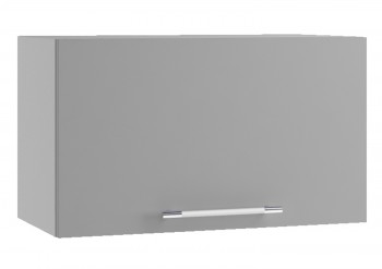Норд ШВГ 600 Шкаф верхний горизонтальный (Софт смок/корпус Белый) в Коченёво - kochenyovo.mebel54.com | фото
